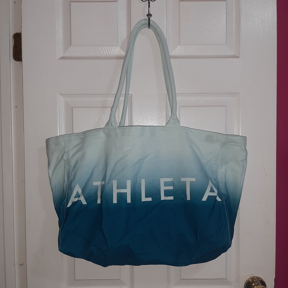 Athleta Cotton Beach Tote Bag